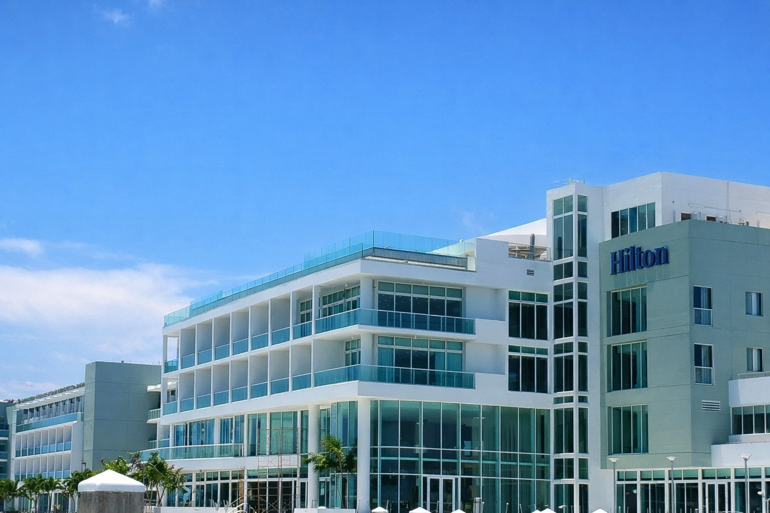 Hilton Bimini Island - Glass Railings